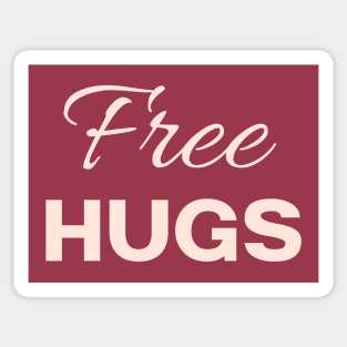 Free hugs light design Sticker